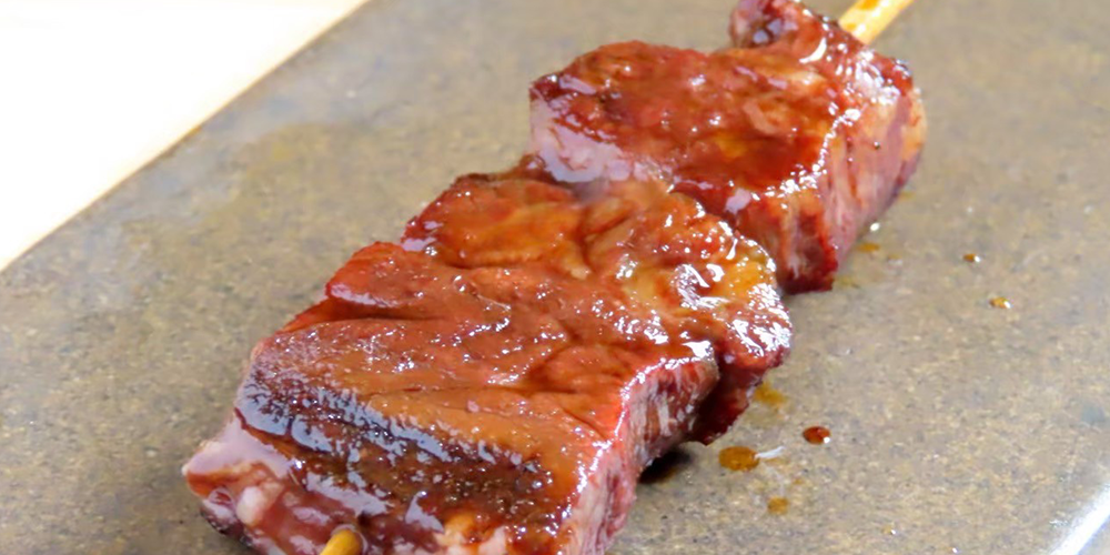 米焼酎 鳥飼 × 生つくね（シソ）